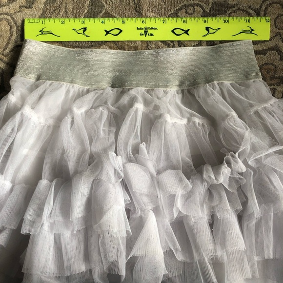 Short White Crinoline Underskirt Petticoat. Girls L-XL or Ladies Small - Picture 6 of 7